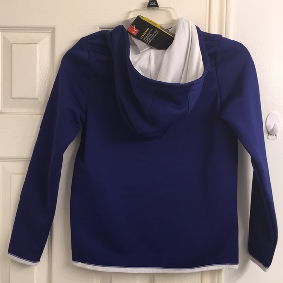 Under Armour Big Girls Fleece Youth Hoodie - Picture 4 of 8